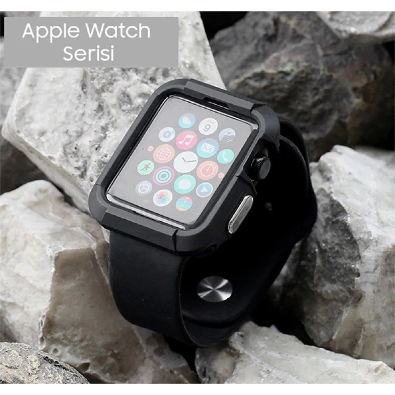 Ally Apple Watch SE-6-5-4 44MM Şok Darbe Onleyici Silikon Kılıf