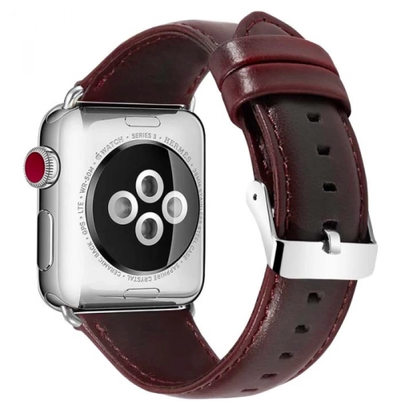 Ally Apple Watch Ultra 49mm 7-8 45mm 6-5-4 44mm Retro Deri Kordon Kayış 3-2-1 42mm