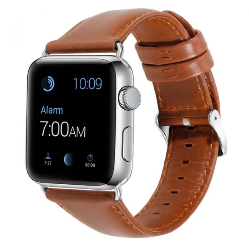 Ally Apple Watch Ultra 49mm 7-8 45mm 6-5-4 44mm Retro Deri Kordon Kayış 3-2-1 42mm