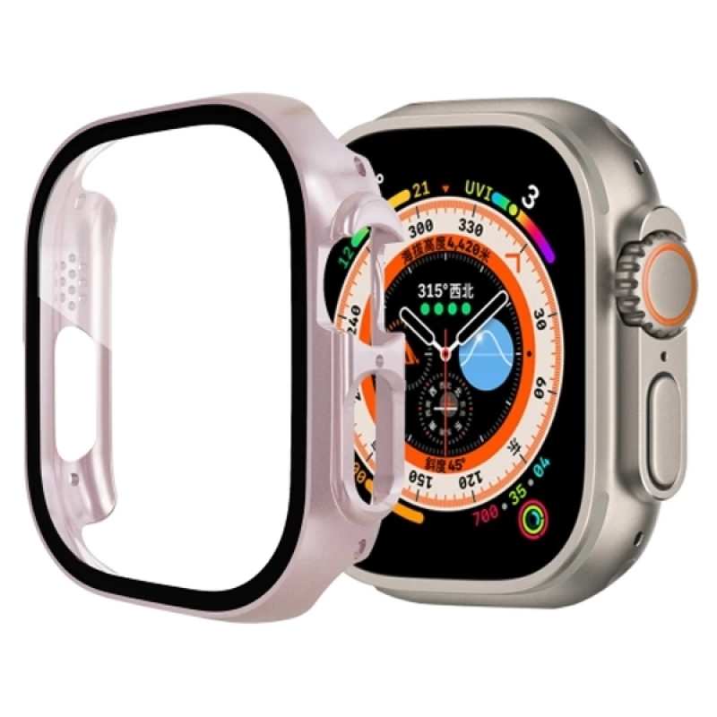 Ally Apple Watch Ultra 49mm için Hard PC Full Koruma Sert Armor Zırh Kılıf