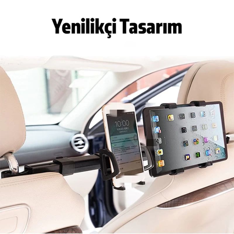 Ally Araç Arka Koltuk  Çi̇ft Başlıklı Telefon, Tablet tutucu