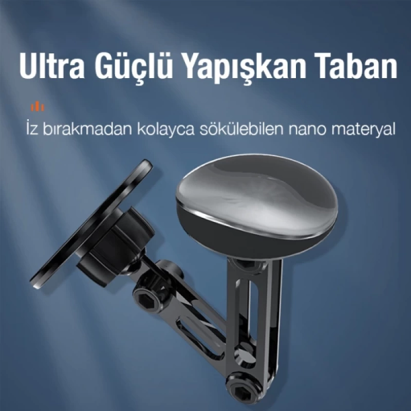 ALLY CZY-F82Y 360 ° Dönebilen MagSafe Araç İçi Telefon Tutucu