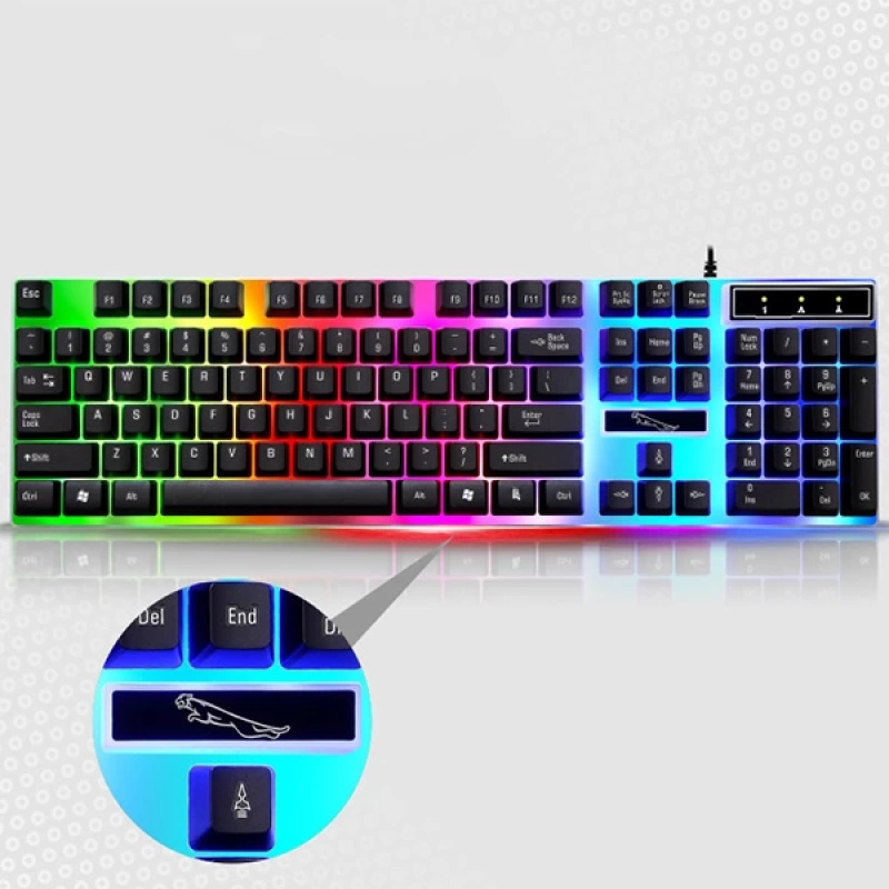 Ally G21 Usb Led Işıklı Oyuncu Klavye Ve Mouse Set