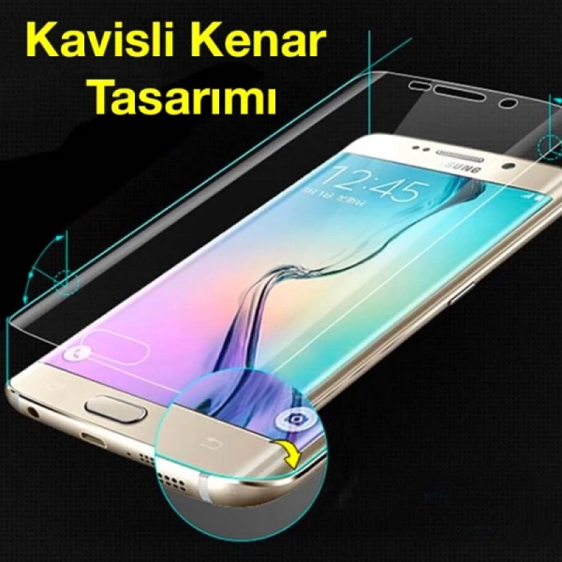 Ally Galaxy S6 Edge+ Plus G928 3d Kavisli Ekran Koruyucu Pet