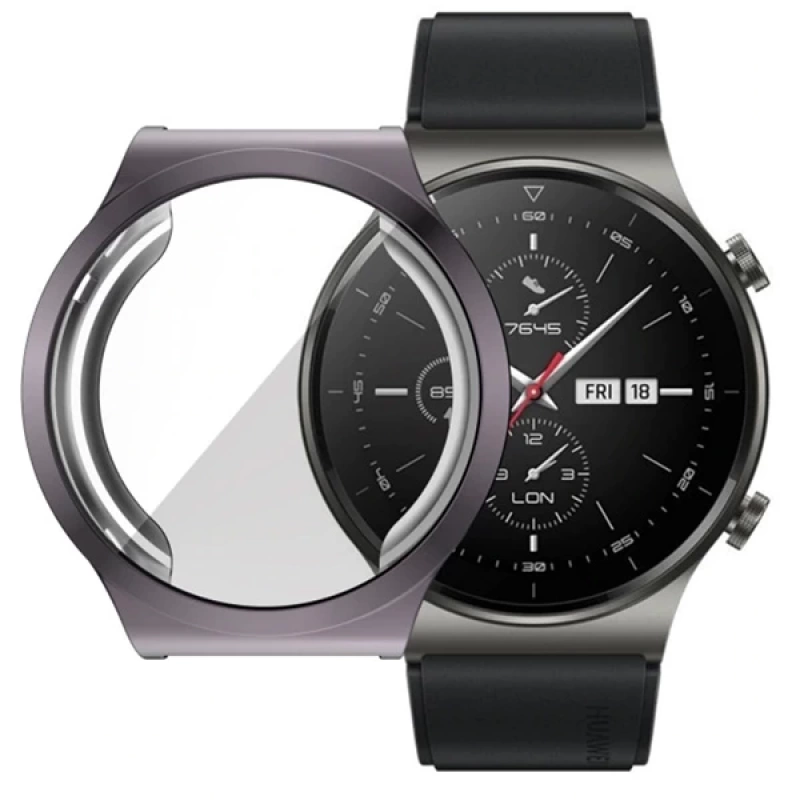 Ally Huawei Watch GT 2 Pro 360 Koruma Ultra İnce Silikon Kılıf