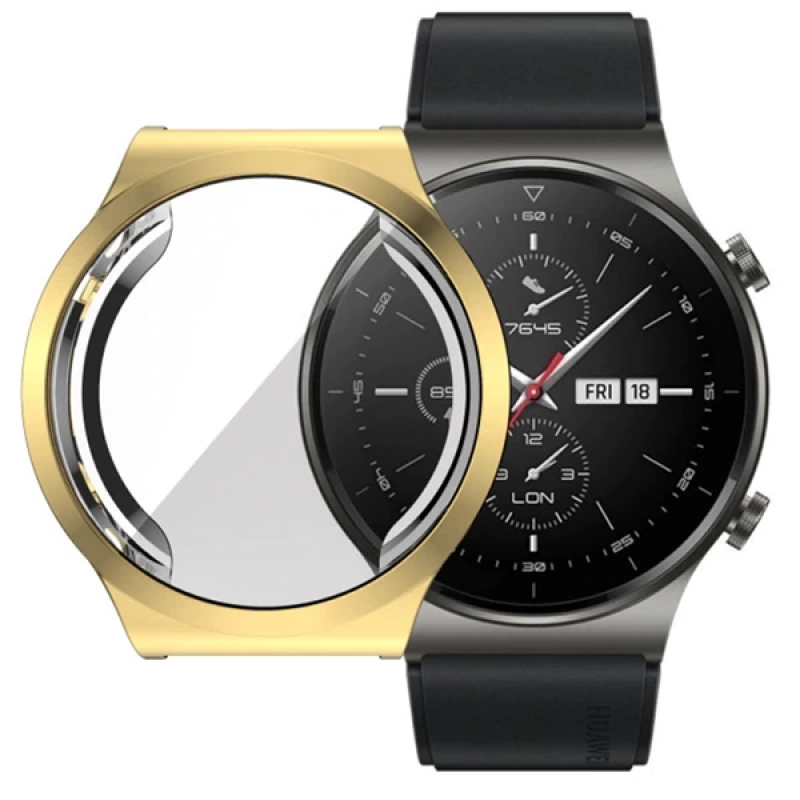 Ally Huawei Watch GT 2 Pro 360 Koruma Ultra İnce Silikon Kılıf