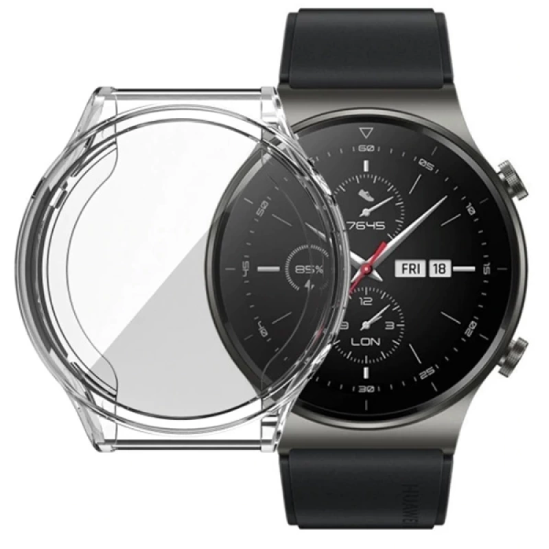 Ally Huawei Watch GT 2 Pro 360 Koruma Ultra İnce Silikon Kılıf