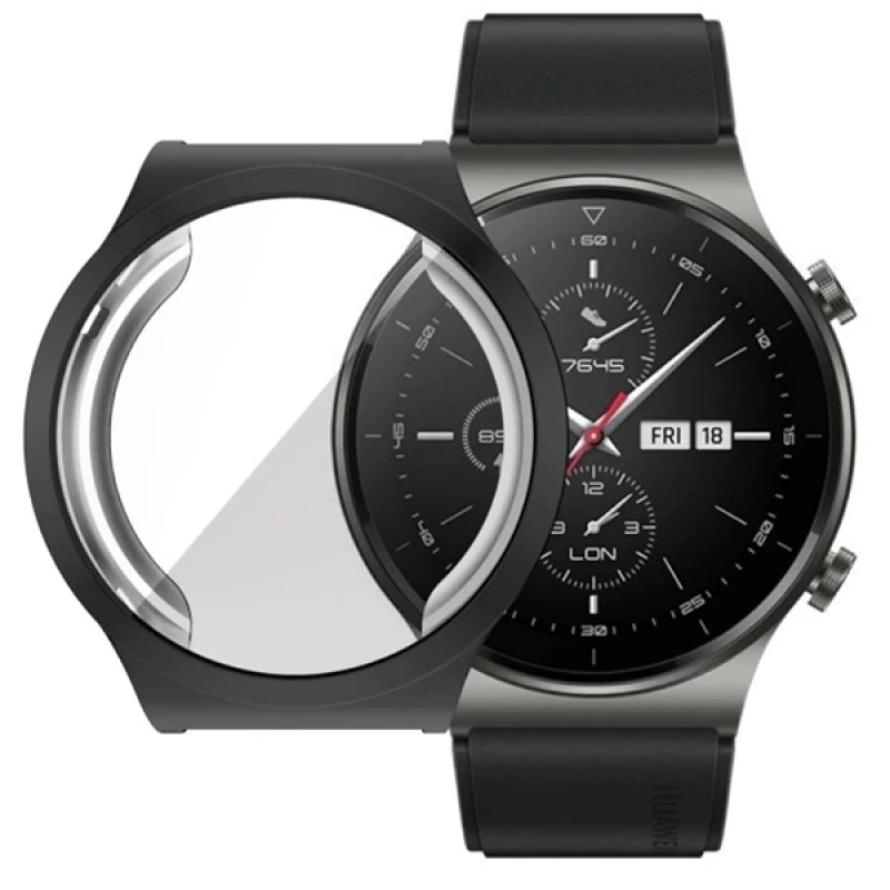 Ally Huawei Watch GT 2 Pro 360 Koruma Ultra İnce Silikon Kılıf