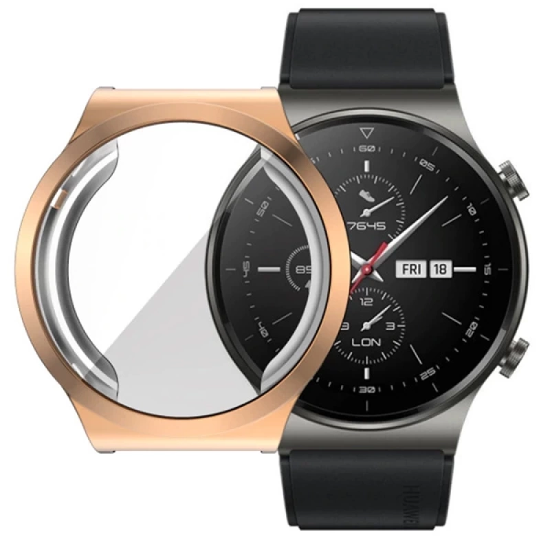 Ally Huawei Watch GT 2 Pro 360 Koruma Ultra İnce Silikon Kılıf