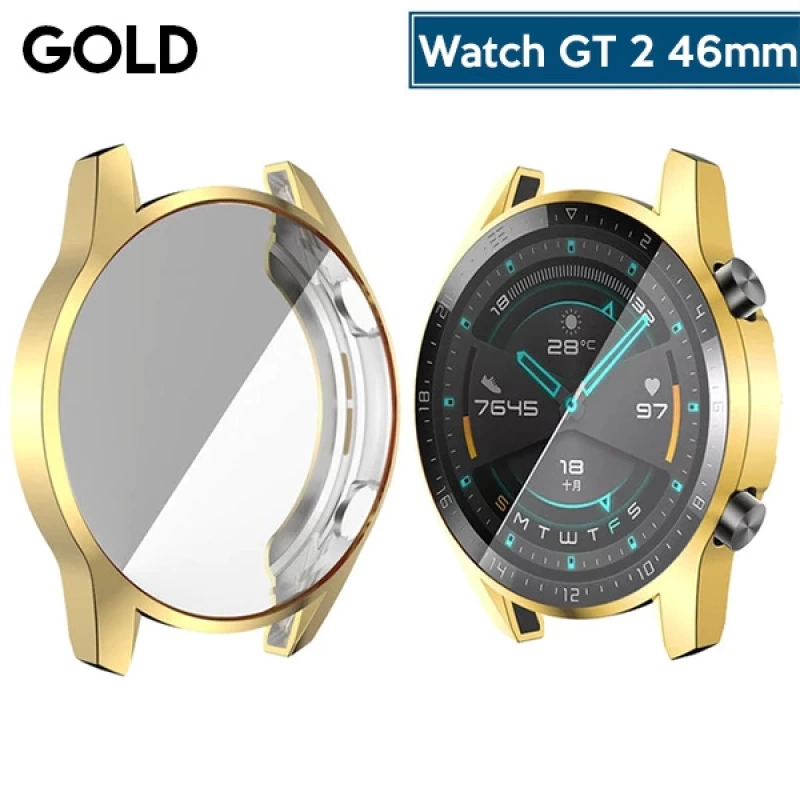 Ally Huawei Watch GT2 46mm 360 Koruma Ultra İnce Silikon Kılıf