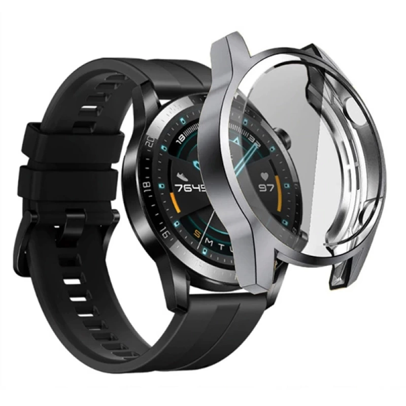 Ally Huawei Watch GT2 46mm 360 Koruma Ultra İnce Silikon Kılıf