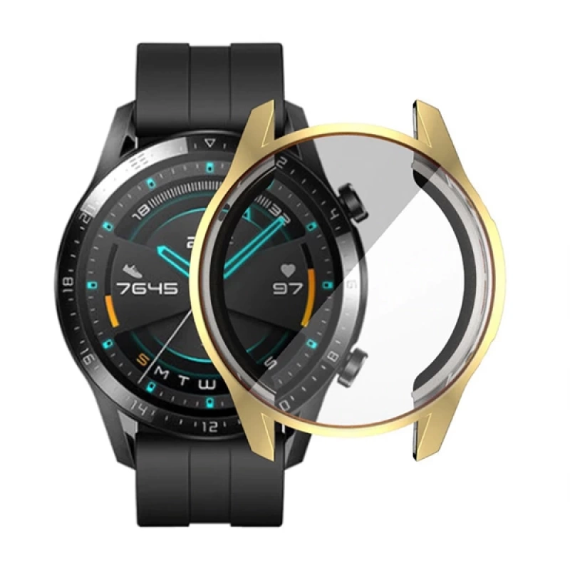 Ally Huawei Watch GT2 46mm 360 Koruma Ultra İnce Silikon Kılıf