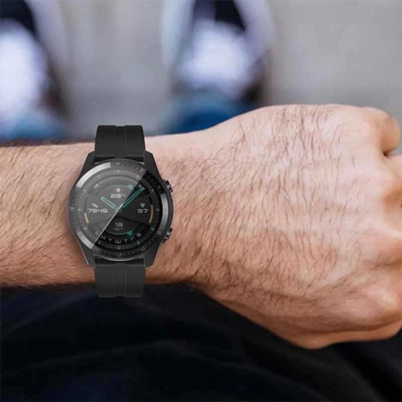 Ally Huawei Watch GT2 46mm 360 Koruma Ultra İnce Silikon Kılıf