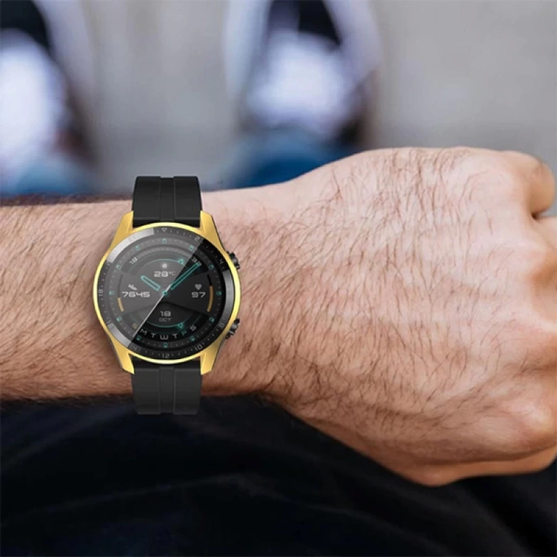 Ally Huawei Watch GT2 46mm 360 Koruma Ultra İnce Silikon Kılıf