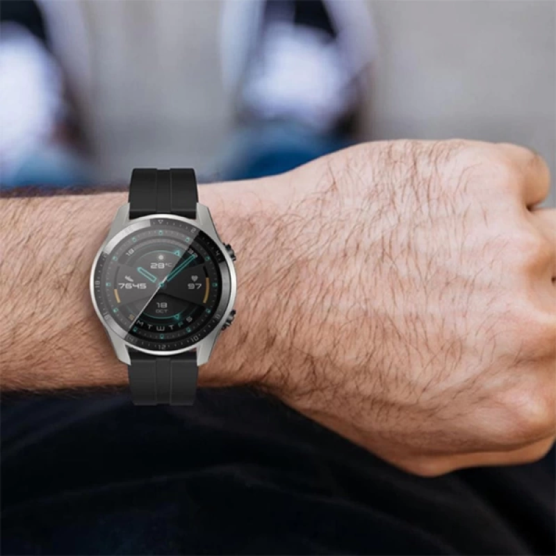 Ally Huawei Watch GT2 46mm 360 Koruma Ultra İnce Silikon Kılıf