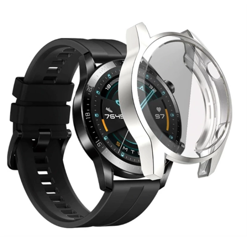 Ally Huawei Watch GT2 46mm 360 Koruma Ultra İnce Silikon Kılıf