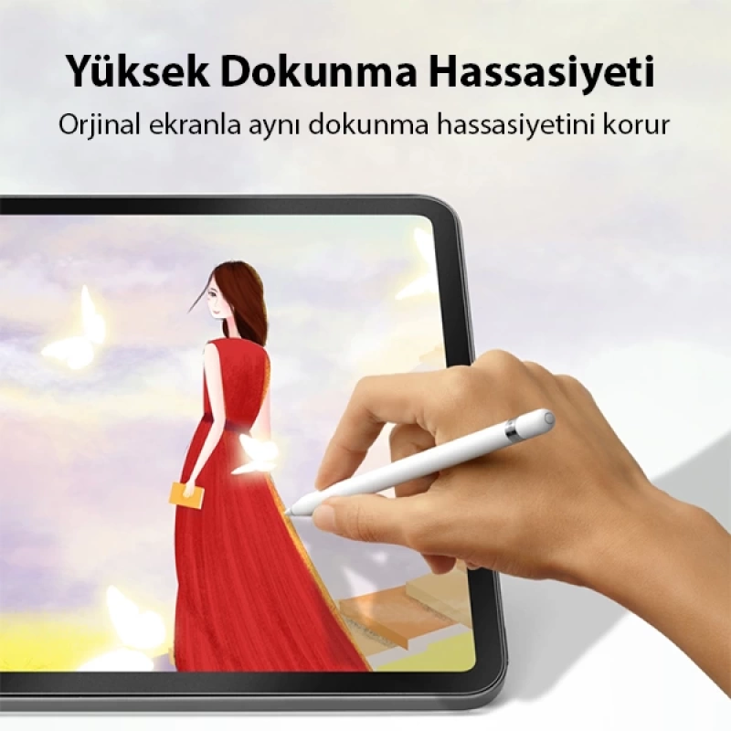 ALLY İPad Mini 6 Paper Like Film Darbe Emici Pet Ekran Koruyucu