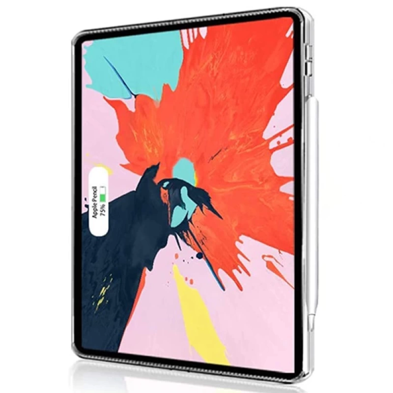 ALLY iPad Pro 11 inch (2021-2020-2018) Ultra Koruma Şeffaf Silikon Kılıf