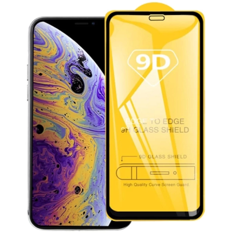 ALLY İPhone 11 Pro Max -XS Max 6.5 9D Full Glue Tempered Cam Ekran Koruyucu