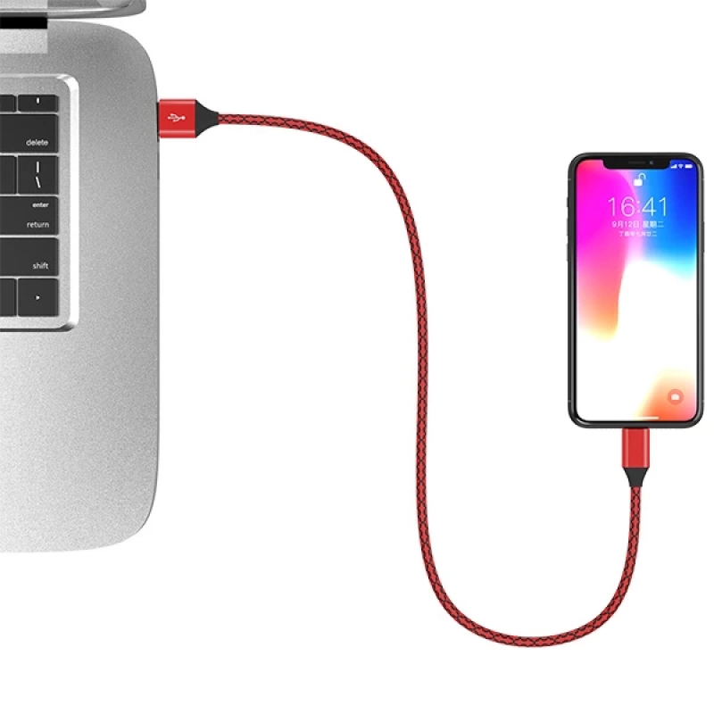 İPhone 14-13-12 11 3.0A Hızlı Halat Usb Şarj Kablosu 1MM