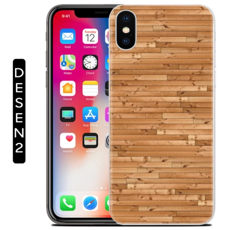 Ally İphone X Xs Mermer Desenli Soft Silikon Kılıf