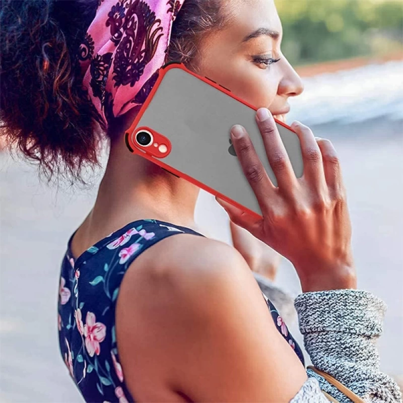 ALLY İPhone XR 6.1 İnch Shockproof  Kamera Koruma Darbe Emici Kılıf