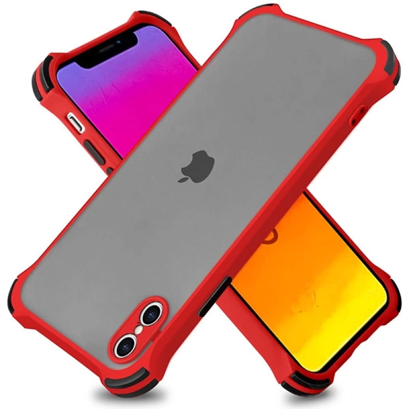 Ally İPhone XS Max 6.5 İnch Shokproof Kamera Koruma Darbe Emici Kılıf