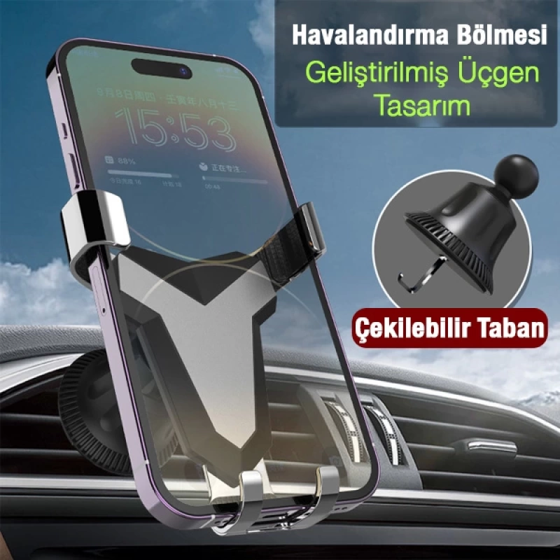 Ally L606C Araç İçi Havalandırma Telefon Tutucu