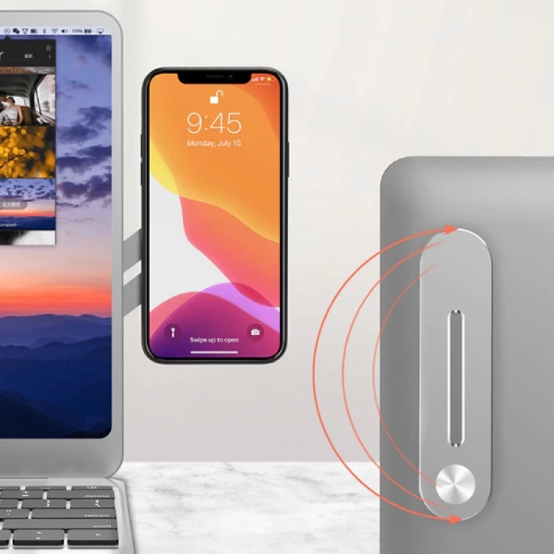 ALLY Mıknatıslı Bilgisayar Ekran Telefon Tutucu Monitör Stand