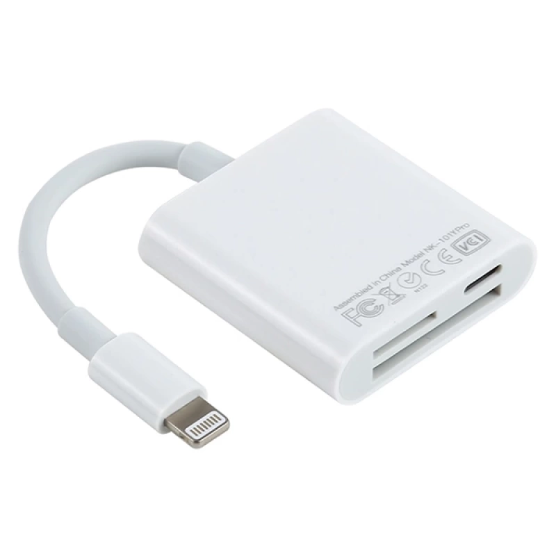 ALLY NK-101Y Pro 3 İn 1 İPhone Lightning to SD-TF Çevirici Adaptör