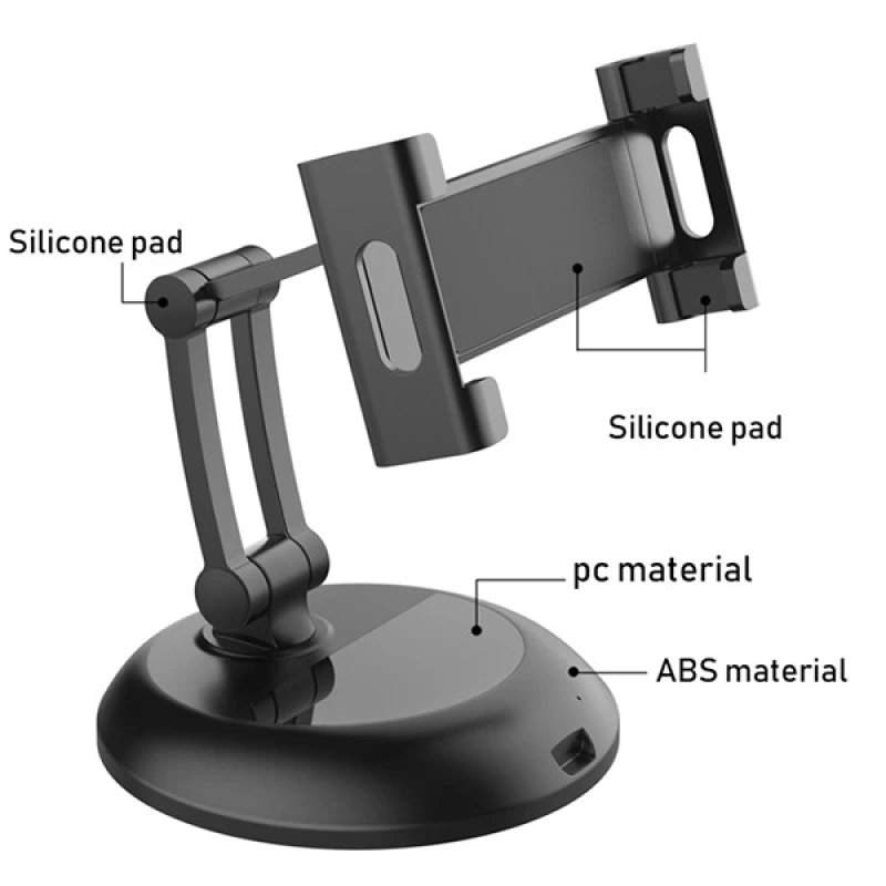 ALLY PB-45S Portatif 360 ° Masaüstü Tablet Standı Tutucu