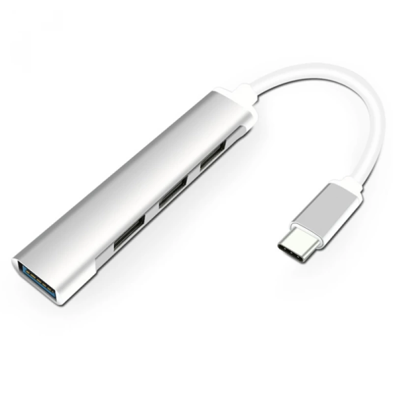 Ally S-803 4in1 Type-C to 4x USB3.0 HUB Çoğaltıcı Çevirici Dönüştürücü Adaptör