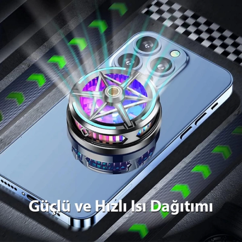 ALLY S6 Manyetik Cep Telefon Soğutma Fanı Radyatör Soğutucu