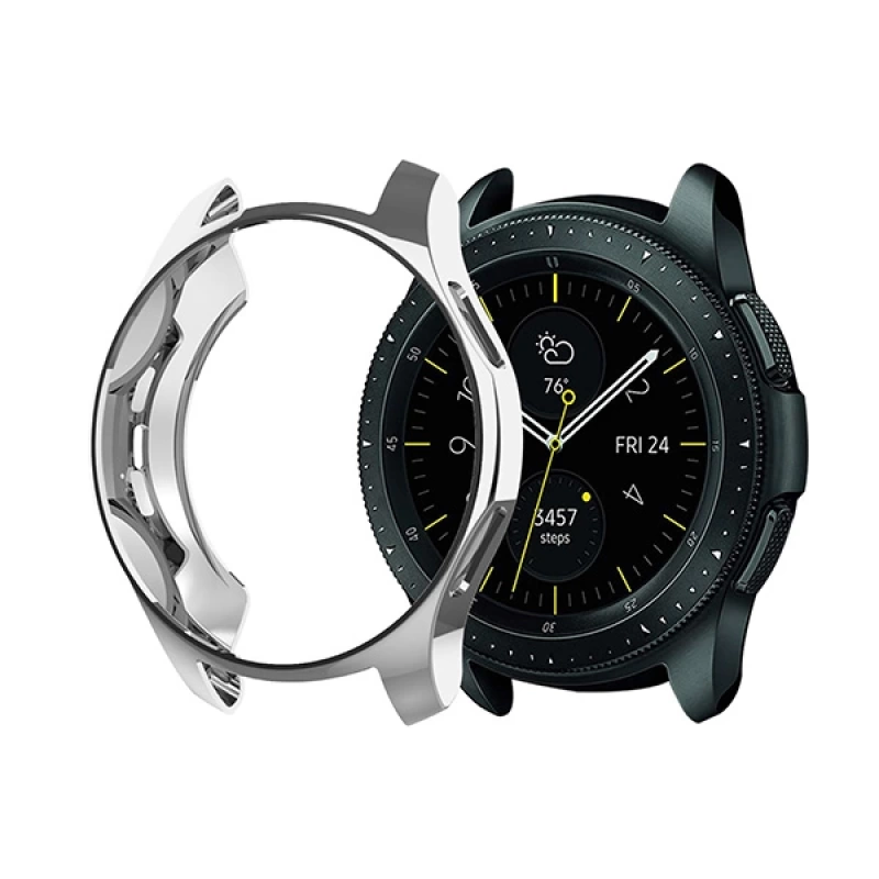 Ally Samsung Watch 46mm Lazer Kaplama Slim Silikon Bumber Kılıf