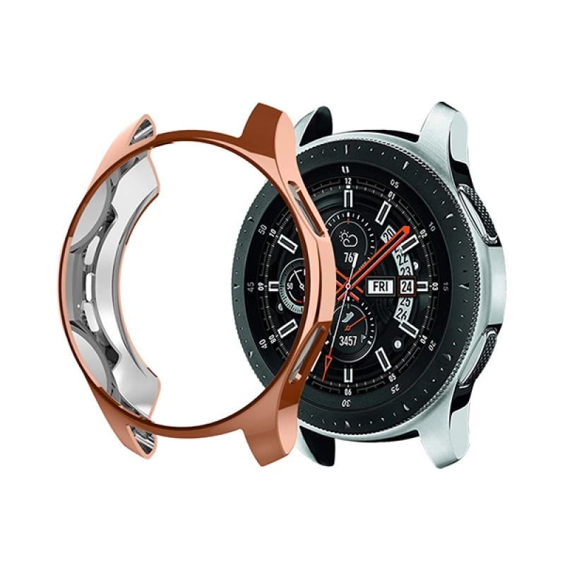 Ally Samsung Watch 46mm Lazer Kaplama Slim Silikon Bumber Kılıf