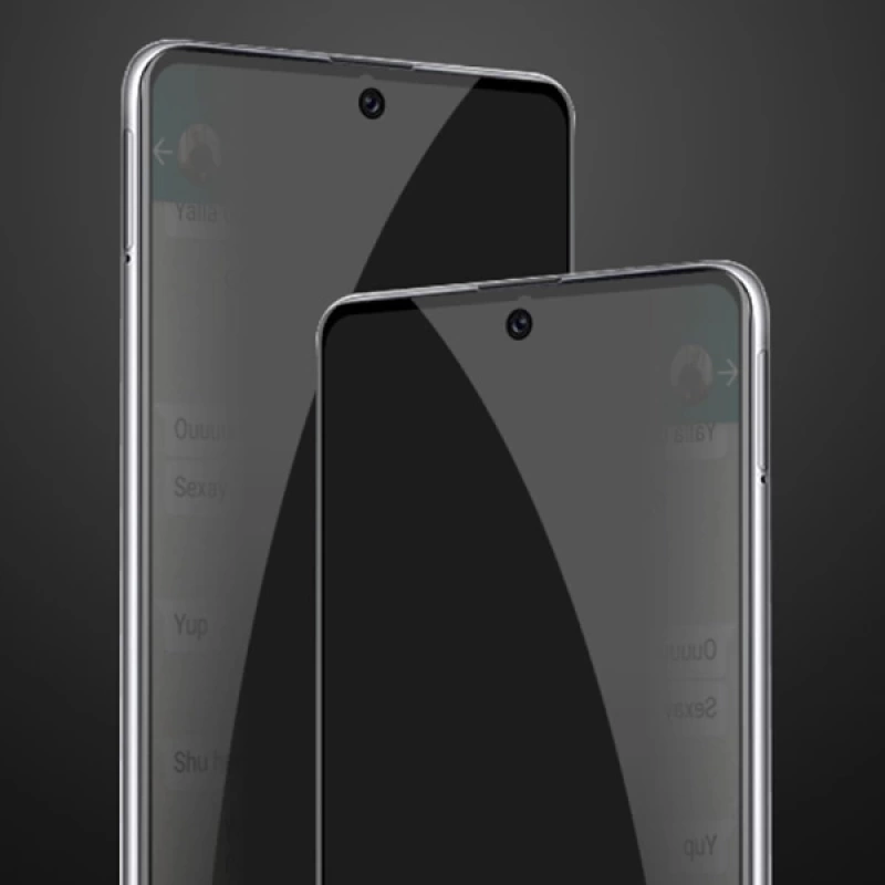 ALLY SM Galaxy A71 3D Full Privacy Gizlilik Tempered Cam Ekran Koruyucu