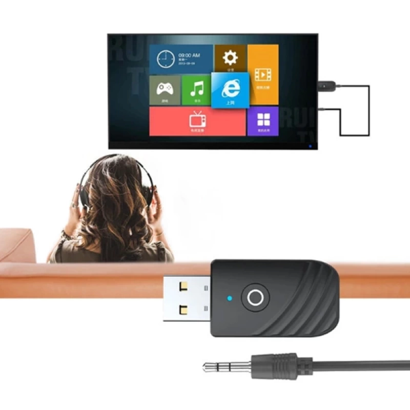 ALLY SY319 USB 3İN1 Bluetooth 5.0 Fm Transmitter Receiver TV Adaptörü