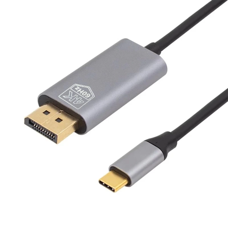 Ally Type-C to Displayport 4K 60Hz Çevirici Görüntü Kablosu 1.8M - HDTV Projektör