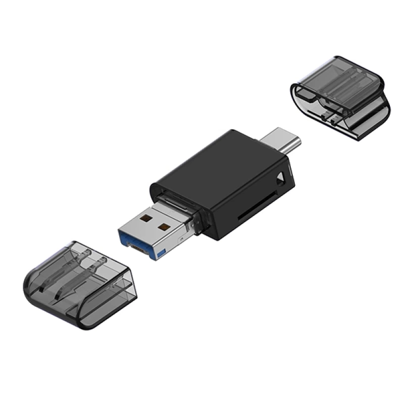 ALLY USB 3.0+Type-c+Lightning Sd Kart Okuyucu - Hızlı Card Reader