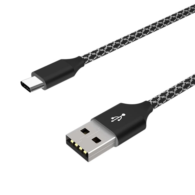 Ally Usb TYPE C 3.0A Hızlı Kopmaz Halat Usb Şarj Kablosu 1MM