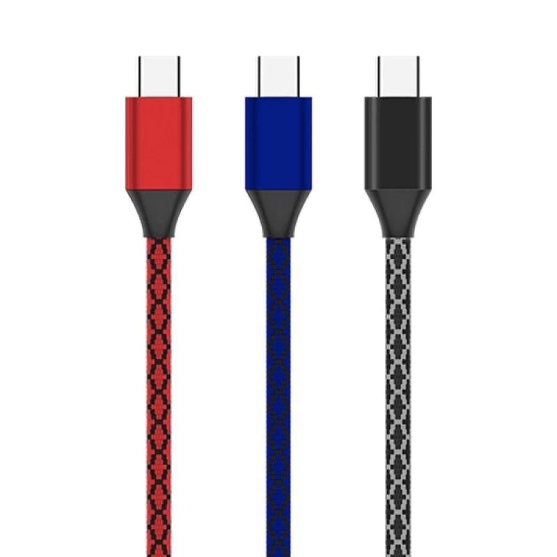 Ally Usb TYPE C 3.0A Hızlı Kopmaz Halat Usb Şarj Kablosu 1MM