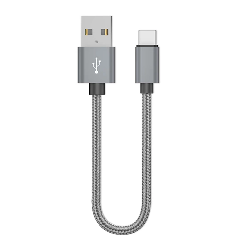 Ally Usb-Type C Android 3.0a Hızlı Şarj Halat Usb Kablo 20cm