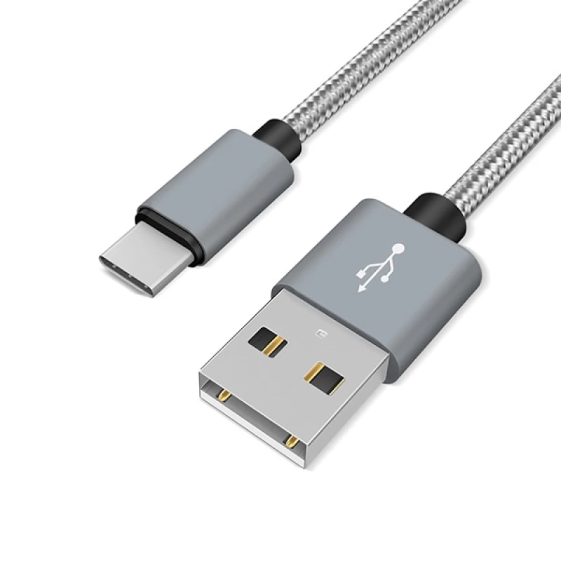 Ally Usb-Type C Android 3.0a Hızlı Şarj Halat Usb Kablo 20cm