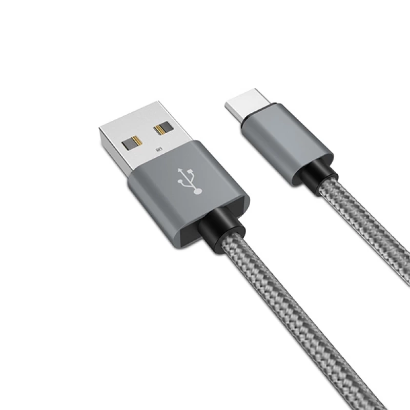 Ally Usb-Type C Android 3.0a Hızlı Şarj Halat Usb Kablo 20cm