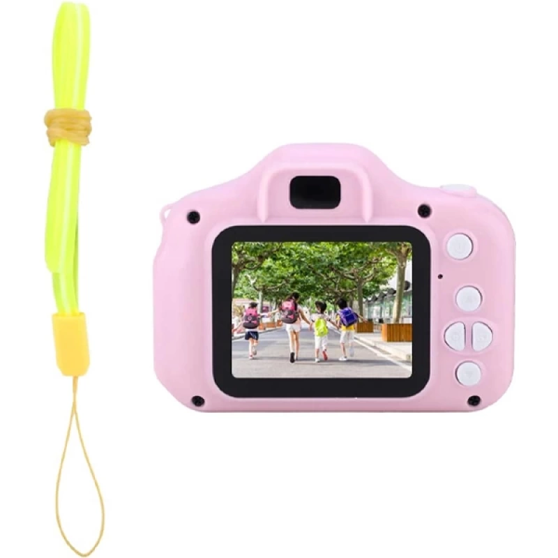 ALLY X2 Mini Çocuklar İçin Taşınabilir Fotoğraf-Video Kamera + 8GB SD Kart