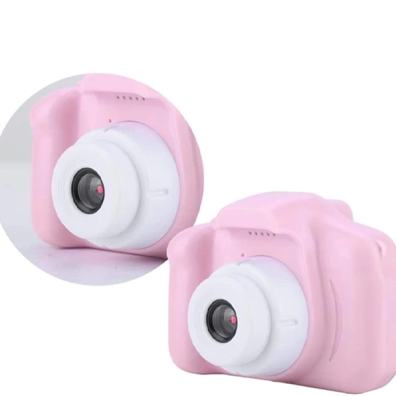 ALLY X2 Mini Çocuklar İçin Taşınabilir Fotoğraf-Video Kamera + 8GB SD Kart