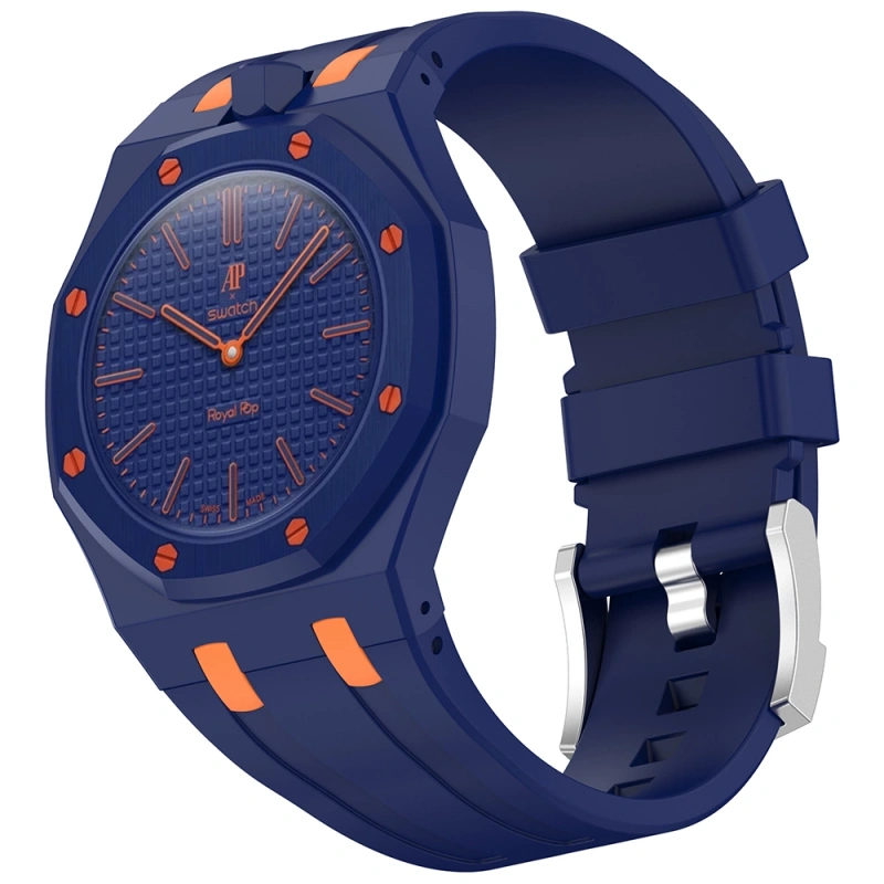 AP-Swatch Royal Pop 12 Zore KRD-158 Silikon Kordon