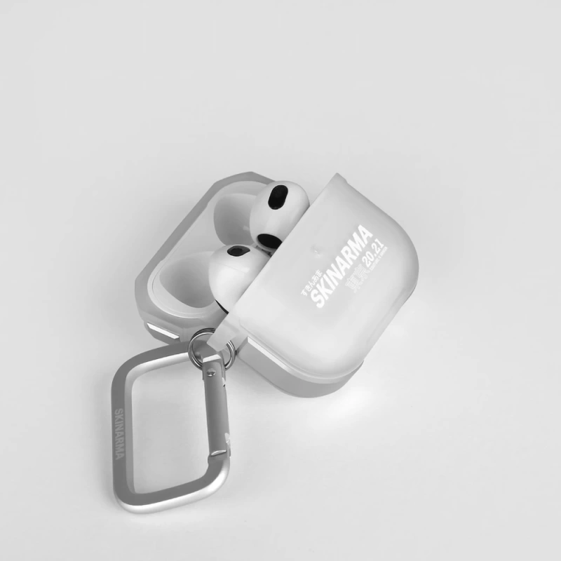 More TR Apple Airpods 3. Nesil Kılıf SkinArma Transparan Mat Tasarım Kinzoku Kılıf