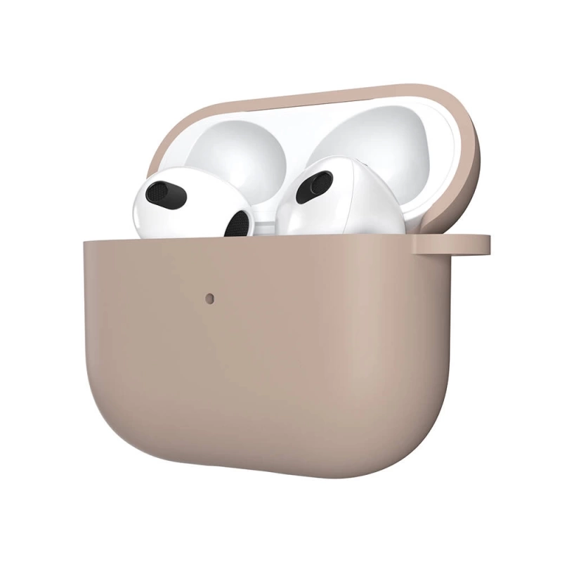 Apple Airpods 3. Nesil Kılıf Yumuşak Dokunuşlu Likit Silikon Tasarımlı Lisanslı Switcheasy Skin Kapak