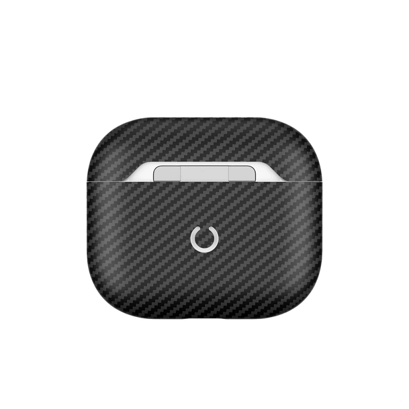 Apple Airpods 3. Nesil Zore Airbag 43 600D Karbon Fiber Kulaklık Kılıfı